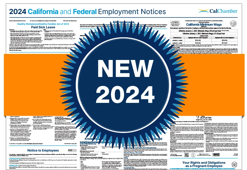 2024 California & Federal Labor Law Notices California Chamber of
